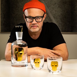 RÜCKL karafa Hamlet 750 ml + 4 sklenice na whisky