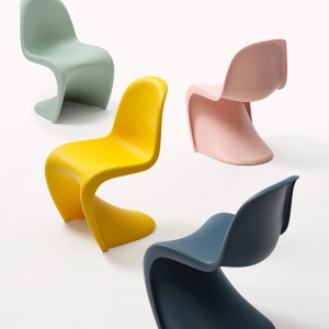 VITRA židlička Panton Junior růžová