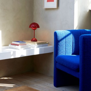 přenosná stolní lampa Flowerpot VP9 vermilion červená