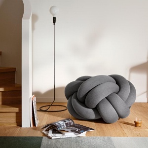 DESIGN HOUSE STOCKHOLM taburet Knot XL šedý