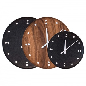 ARCHITECTMADE hodiny FJ Clock černé velké