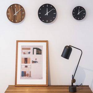 ARCHITECTMADE hodiny FJ Clock černé velké