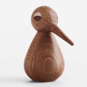 ARCHITECTMADE dekorativní pták Bird velký kouřový