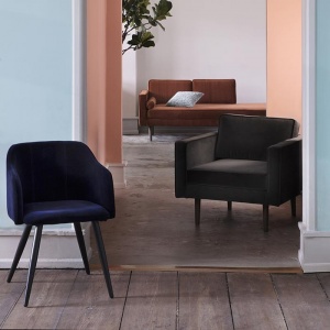 BROSTE COPENHAGEN židle Pernilla zelená