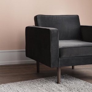 BROSTE COPENHAGEN křeslo Wind vínové