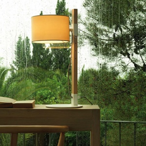AROMAS stolní lampa Riu bílá