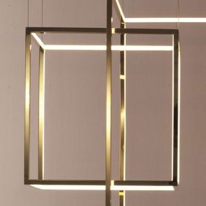 AROMAS závěsné LED svítidlo Cube-X střední