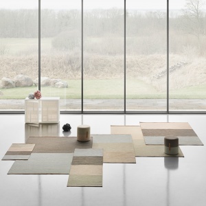 DESIGN HOUSE STOCKHOLM koberec Fields 170x240 růžový/béžový/modrý