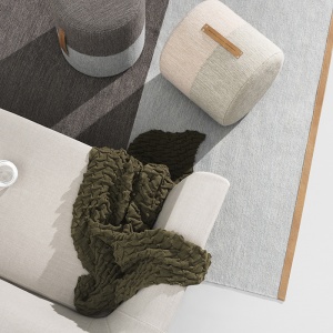 DESIGN HOUSE STOCKHOLM koberec Fields 170x240 růžový/béžový/modrý